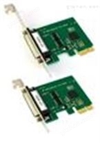工业型2U小机箱通用2串口RS-232 PCI Express串口卡