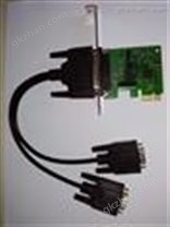 2口RS-232/422/485 PCI Express多串口卡，带光电隔离