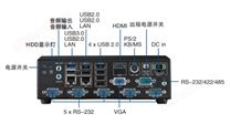 AiMC-2000双显四核前置I/O无风扇微型计算机